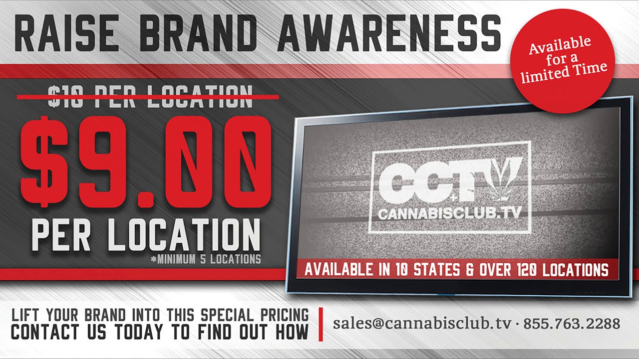 Cannabis Club TV $9 per Location