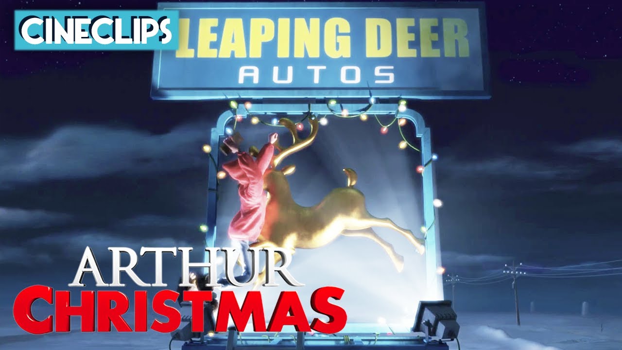 Arthur Steals A Reindeer | Arthur Christmas | CineClips