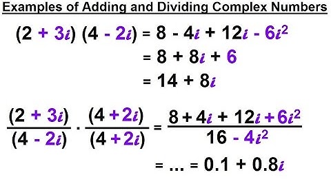 Calculus 2: Complex Numbers & Functions (5 of 28) Multiplying and Dividing Complex Numbers: Ex.