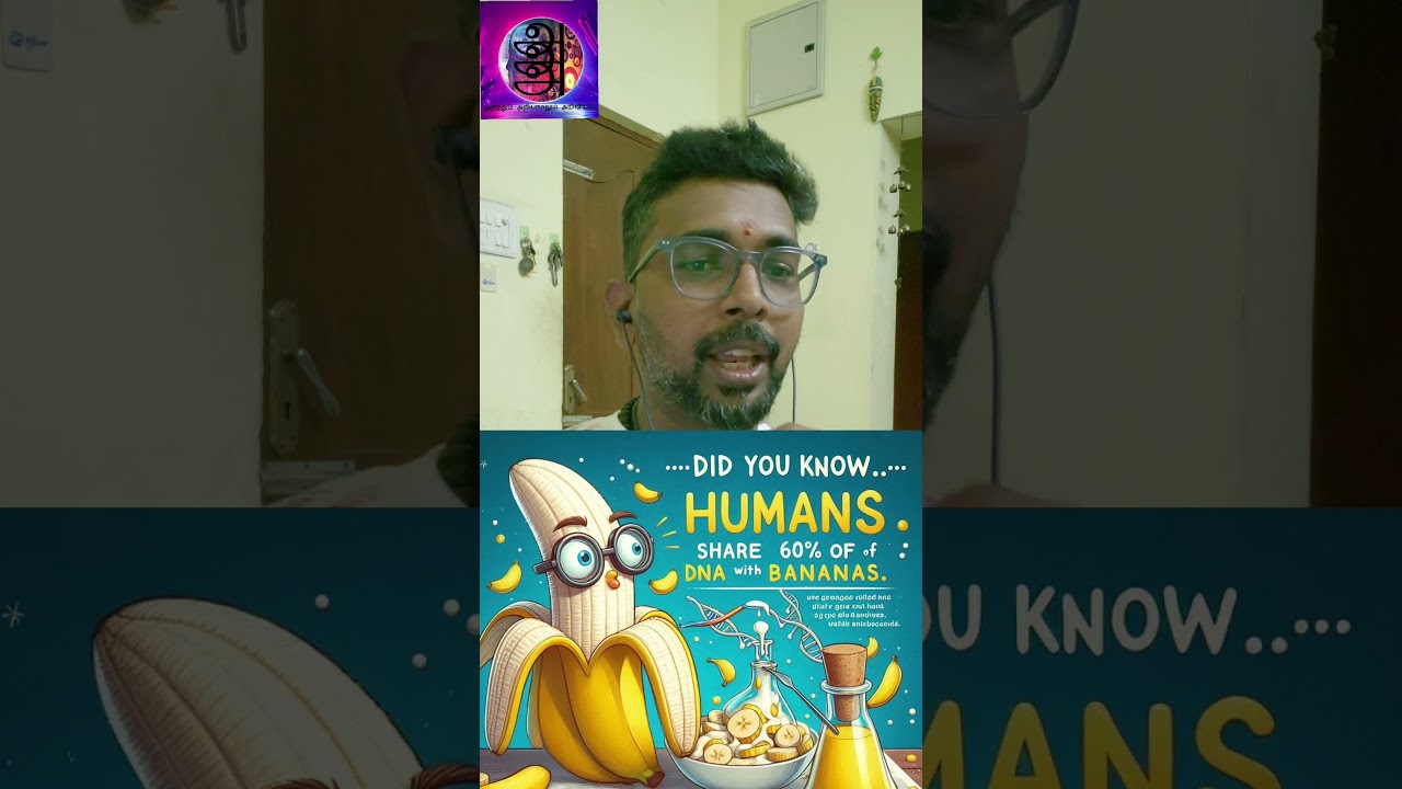 Are Humans and Bananas Really 60% Similar? 🍌🧬 Fun DNA Fact Explained!" 