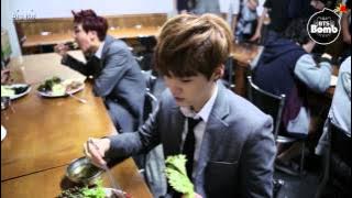 [BANGTAN BOMB] SUGA's way to make a 'ssam' fast! - BTS (방탄소년단)