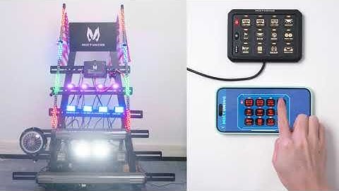 How to Control P1s Bluetooth 12 Gang RGB Switch Panel via Mictuning APP?