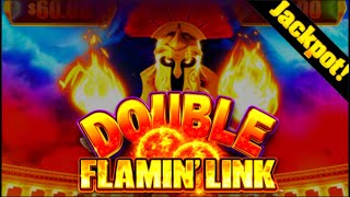 Ladder Betting Method SUCCESS! Upto $30.00/SPIN On Double Flamin' Link Slot JACKPOT HAND PAY!
