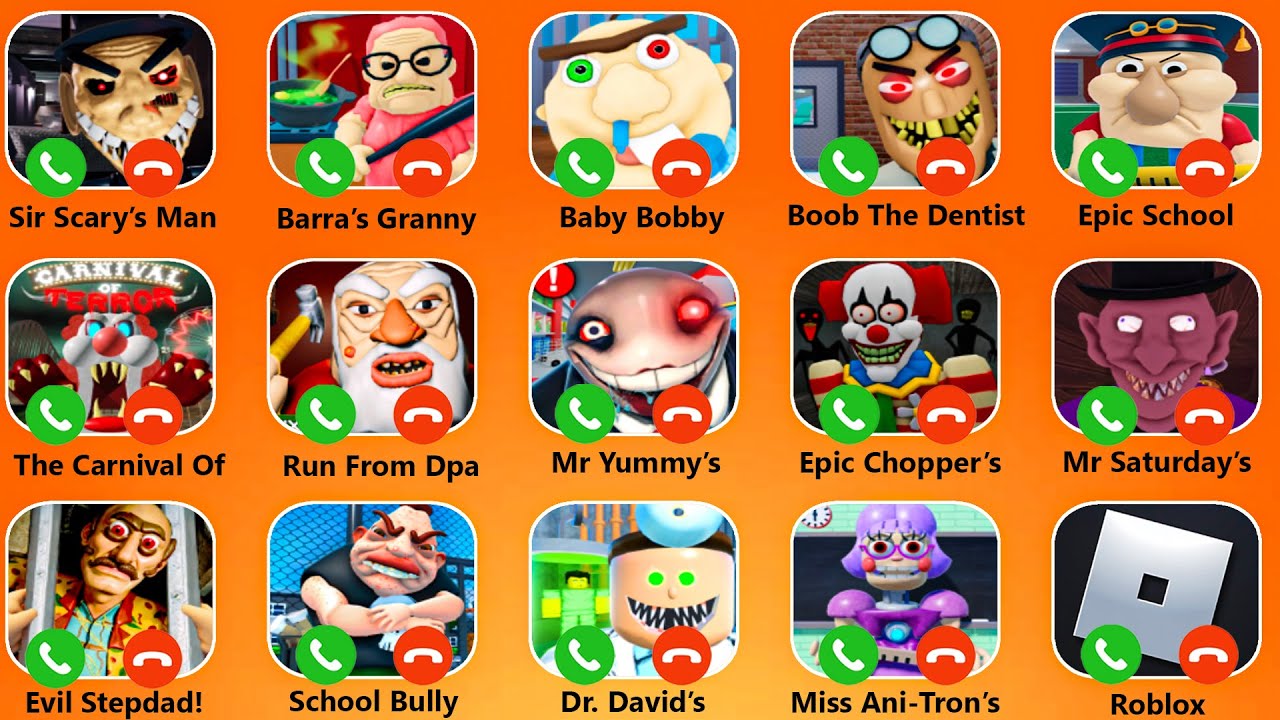 ESCAPE EPIC SCHOOL.BOB THE DENTIST.MR YUMMY'S BURGER.MISS ANI-TRON'S.SCHOOL BULLY.BABY BOBBY.ROBLOX!