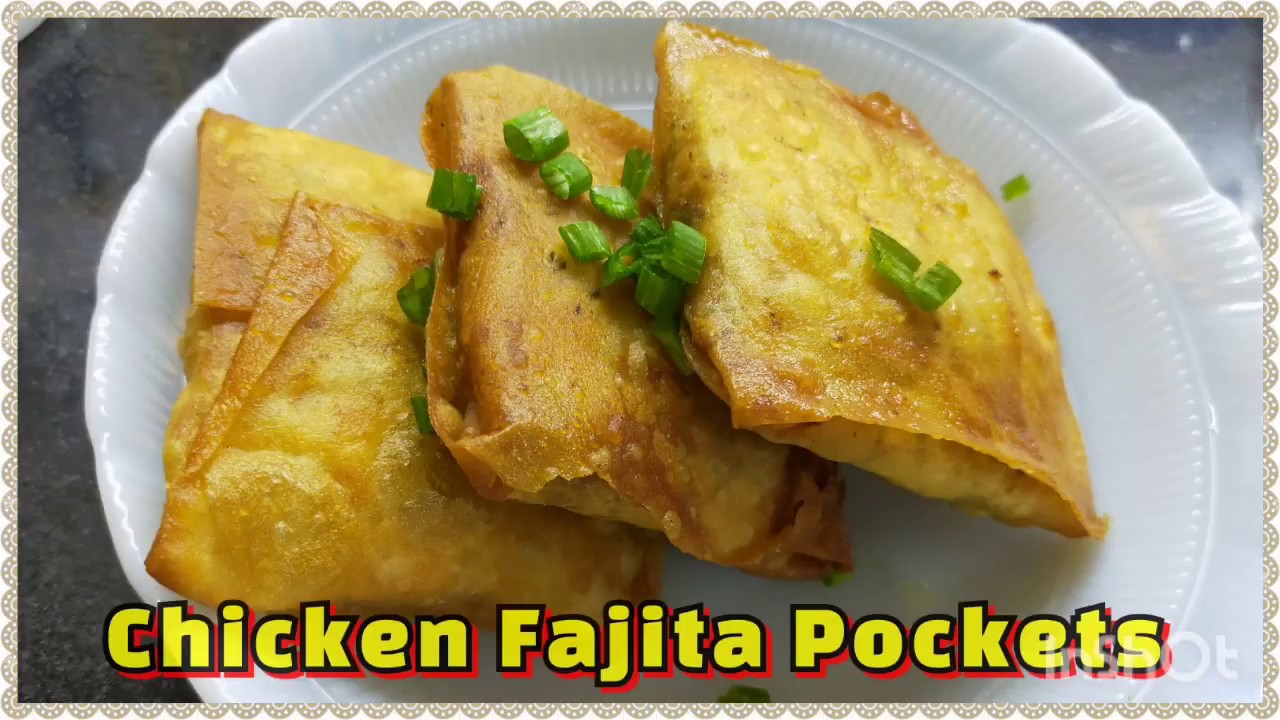 Chicken Fajita Pockets || Fajita Pocket Recipe || Ramazan's Sapecial