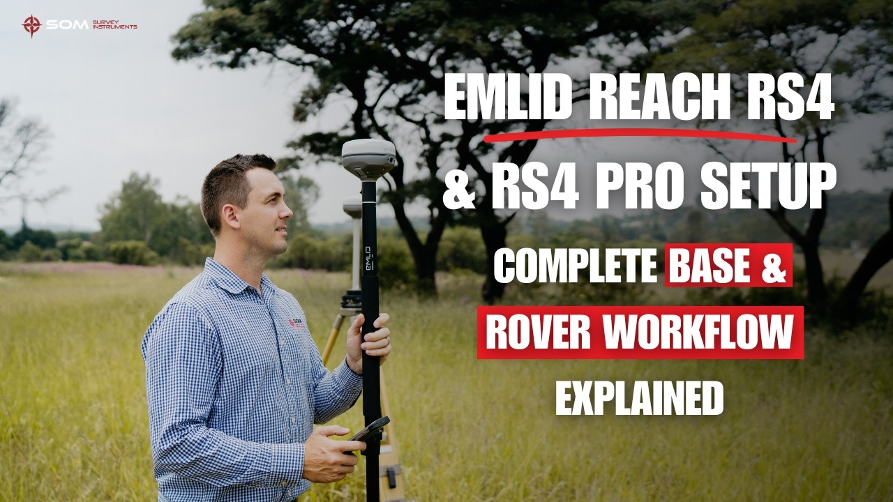 Комплект для геодезических работ Emlid Reach RS4/RS4 Pro: полная настройка базового и подвижного ...