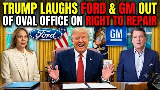Ford & GM Execs Ask President Trump To Make Laws Where We Can’t Fix Our Own Cars! 