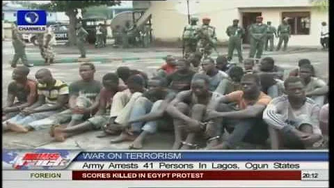Army Confirms Arrest Of 41 Suspected Boko Haram Members In Lagos, Ogun