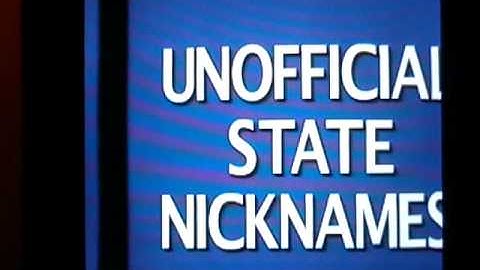 Jeopardy! Game 1 Part 1