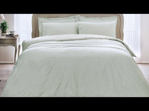 «Punto» зеленый deluxe (Tivolyo Home) Постельное Белье Турция