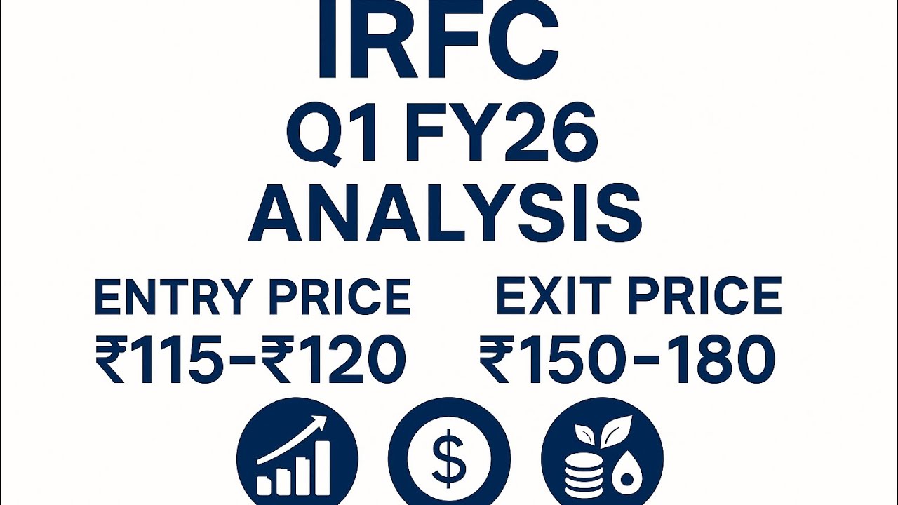IRFC Q1 FY26 Results | Strong Growth, Dividend Yield & 52-Week Low 🚆📉 