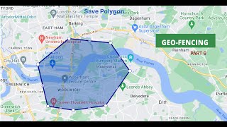 Geofence| Save polygon to database | Part 6