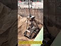 Clamshell Grabbing Process for Efficient Sand Excavation and Material Transfer