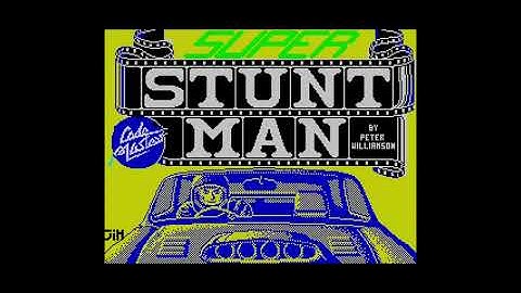 Super Stuntman - Title Screen Music - Sinclair ZX Spectrum