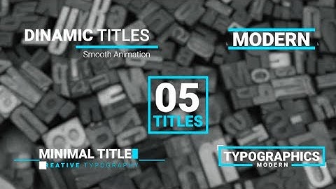 Dynamic Titles Motion Graphics Templates