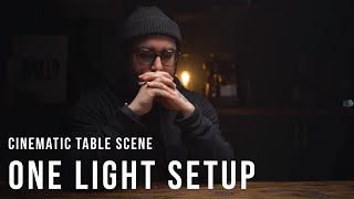 How To Get A Cinematic Table Scene One Light Setup Under 3 Minutes