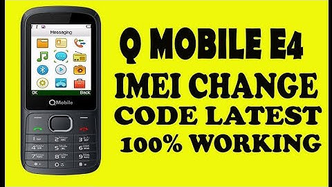 Q E4 Imei Change Code| 2021 [ Technical Mundda