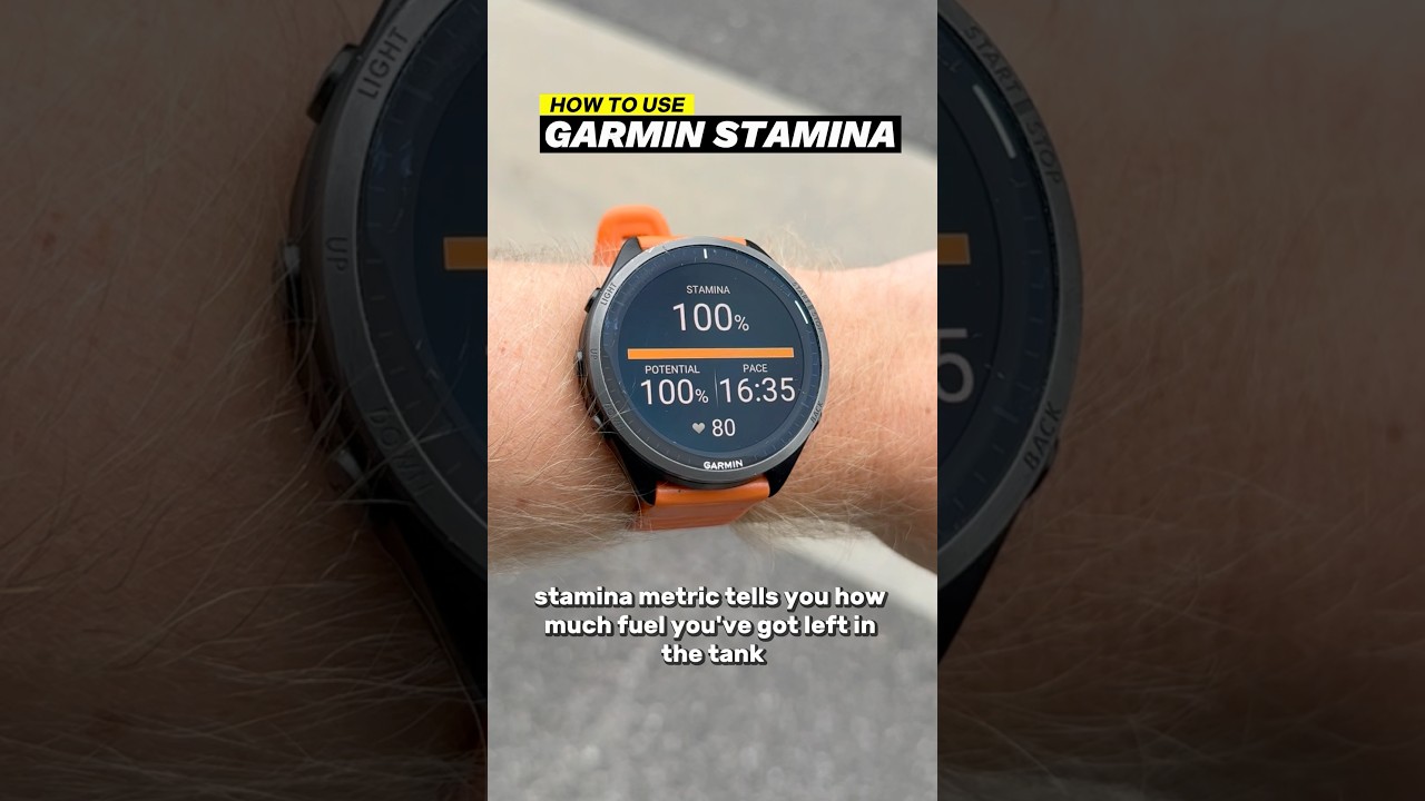 This is how you actually use Garmin Stamina as a runner 