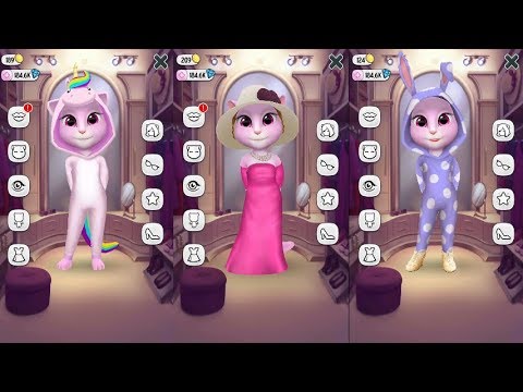MY TALKING ANGELA Superhero Outfit Level 61 & 62⎮Gameplay make for Kid #362 - 동영상