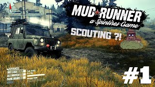 MudRunner Gameplay-  Scouting&Unlocking vehicles #1 (no commentary)