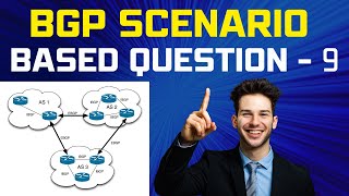 BGP Scenario-Based Question | BGP Interview Question -9 #ccie