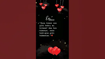 En DeĞeRLiM SevgiLiye Özlem Sözleri 