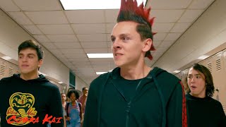 Miyagi-Do Vs Cobra Kai | School Fight Scene [Part-2/3] [4K] | Cobra Kai Season 2