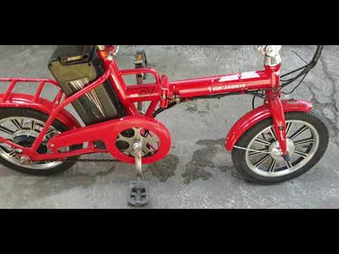 sepeda listrik lipat Mr Jackie pakai baterai lithium