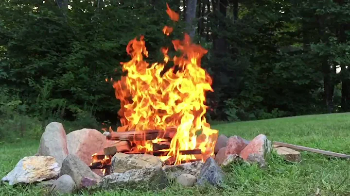 Late summer backyard blaze