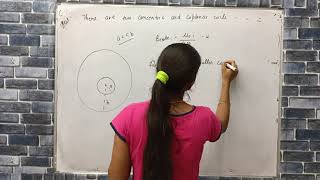 there are two concentric and coplanar coil having radii a  and b