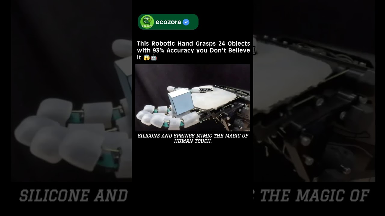 This Robotic Hand Grips Like a Human! 🤖✋ #Robotics #AI #Tech #Innovation #science #technology