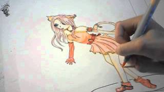Copic Marker Skin Tutorial