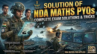 NDA Maths solution PYQ'S with tricks 🔥