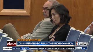 Final decision on new CCSD superintendent expected Wednesday