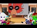 Fnaf security breach react to the aftons  lazy  gacha