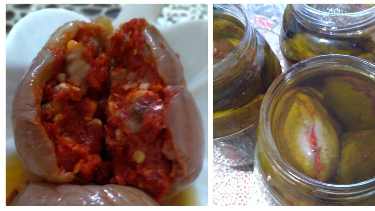 طريقة تحضير المكدوس السوري خطوة بخطوة