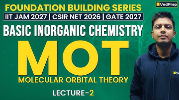 Molecular Orbital Theory (MOT) Lecture 2 | JFB, NFB, GFB Series | JAM 2027, NET June 2026, GATE 2027