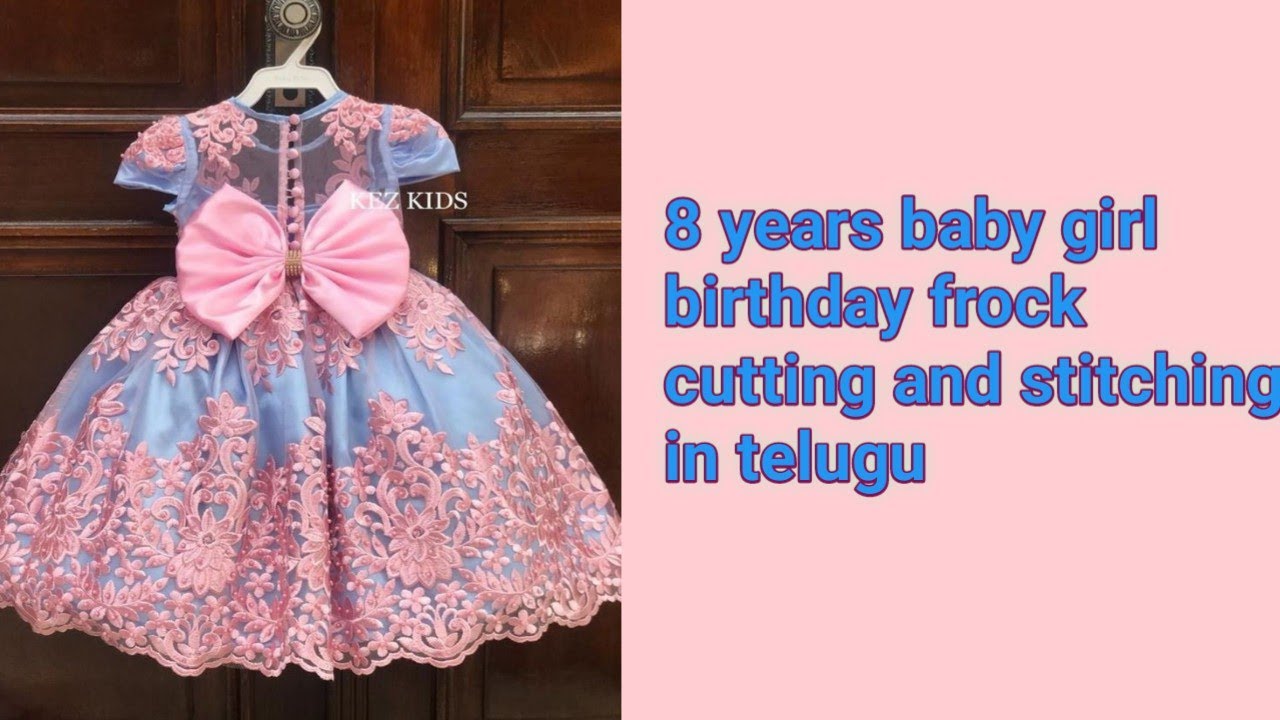 Baby Frock Cutting and Stitching|One Strap/One Shoulder Baby Frock Cutting  and Stitching for 1 year - YouTube