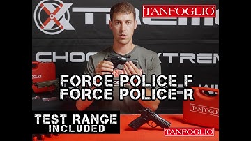 Tanfoglio FORCE POLICE F & FORCE POLICE R - Gun presentation and shooting range test - ENG Language