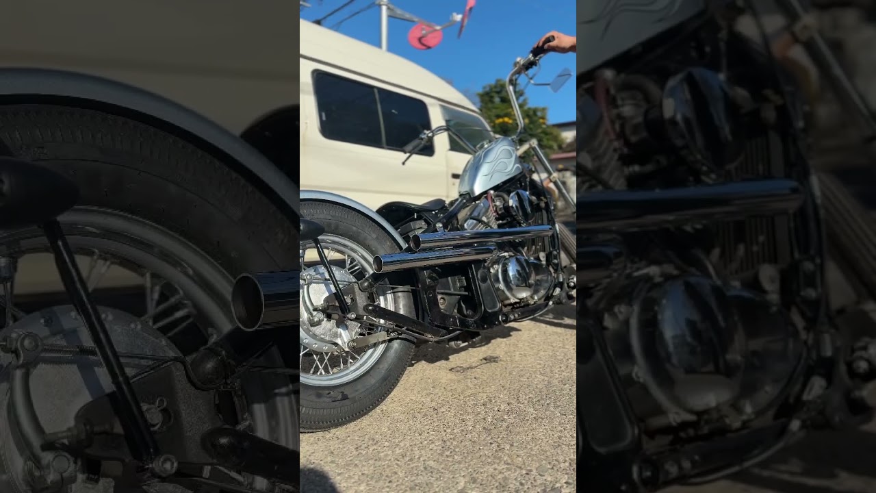純国産/日本製】UCCオリジナルバルカン400/800用ショットガンマフラー