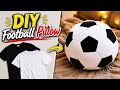 How to reuse old clothes | How to make a Football Pillow | Best out of waste | Diy home decor