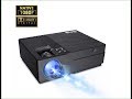 BEST Native 1080P LED VIDEO PROJECTOR from JIMTAB M18 4500 Lux HD REVIEW