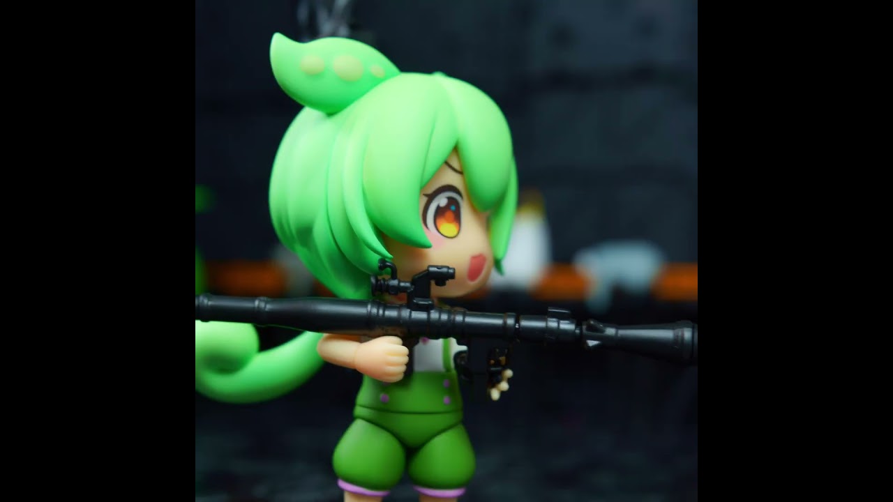 How to get snacks 🍺 #StopMotion #Zundamon #KasaneTeto #Nendoroid #shorts