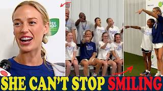 Sophie Cunningham ’s Surprised Reaction After Young Fans Ask For Her Viral Pointing Finger Pose ❤️❤️