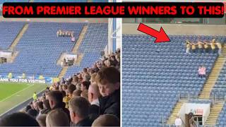 Heartbroken Leicester Fans REFUSE To Leave Empty Stadium 30 Minutes After Full Time