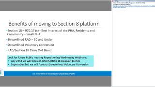 2020 Public Housing Repositioning Wednesday Webinar Series: Options for 50 and Under PHAs