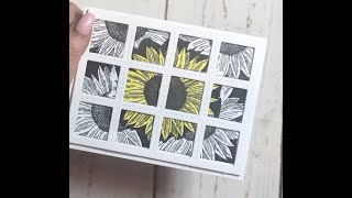 CTMH Sunflower Card @LoriKutsch