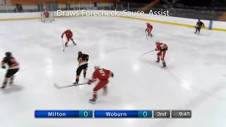 Woburn vs. Milton Boys Varsity Hockey 2/24/22 | #11 Michael Arsenault Highlights