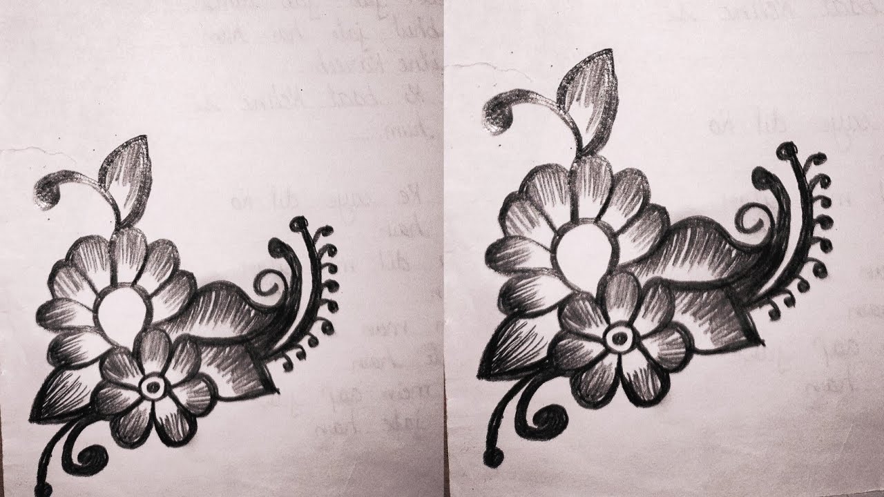 Simple Pencil ✏️ shading tattoo MENDHI DESIGNE VIDEO @Ruhirajput-tt2rl 