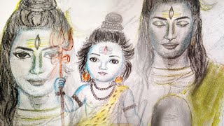 Easy Lord Shiva Drawing & Powerful Shiva Chants 🔱How To Draw Mahadev Step By Step| Divine Song & Art